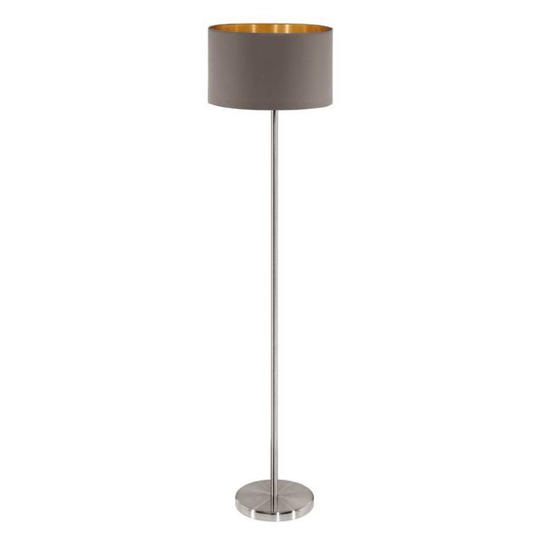 Eglo Stehleuchte Maserlo E27 150cm cappuccino-gold