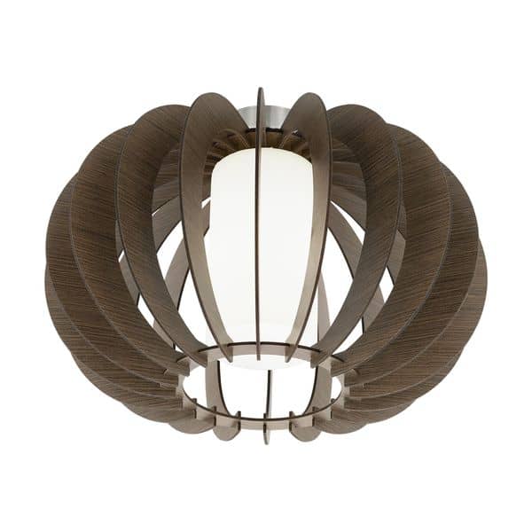 Eglo 95589 Stellato 3 Deckenleuchte E27 Holz Glas braun