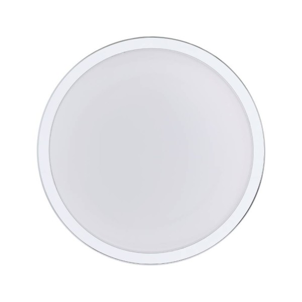 Eglo 95682 PALERMO 2 LED Deckenleuchte 15,6W Ø280mm Weiss Chrom warmweiss