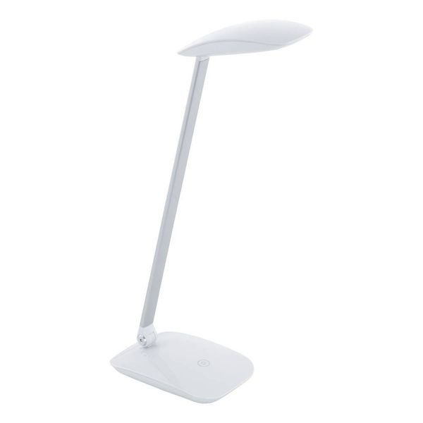 Eglo 95695 CAJERO LED Tischleuchte 4,8W 150x100mm Weiss 4-step dimming neutralweiss dimmbar