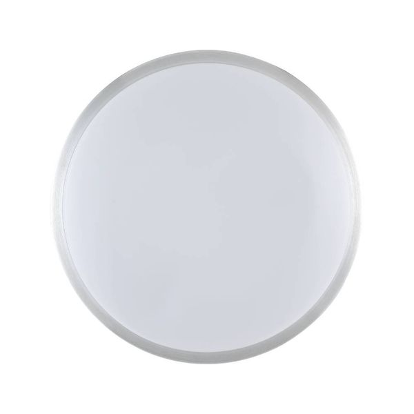 Eglo 96032 COMPETA 1 LED Deckenleuchte 15,6W Ø245mm Weiss Nickel-Matt warmweiss