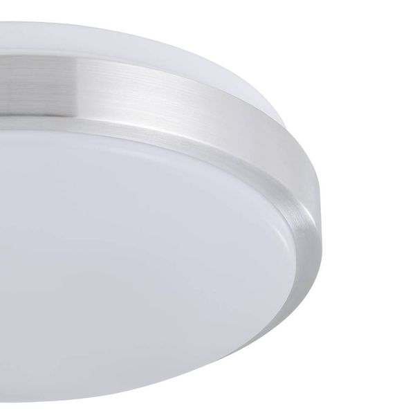 Eglo 96032 COMPETA 1 LED Deckenleuchte 15,6W Ø245mm Weiss Nickel-Matt warmweiss