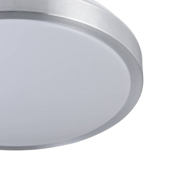 Eglo 96033 COMPETA 1 LED Deckenleuchte 18W Ø325mm Weiss Nickel-Matt warmweiss