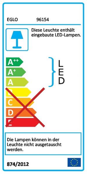 Eglo 96154 Salobrena 1 LED Panel 62x62cm 40W 4000K 620x620