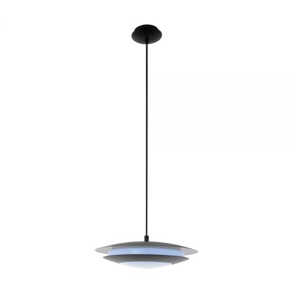 Eglo 96978 Moneva-C LED Hängeleuchte Connect 18W schwarz weiss