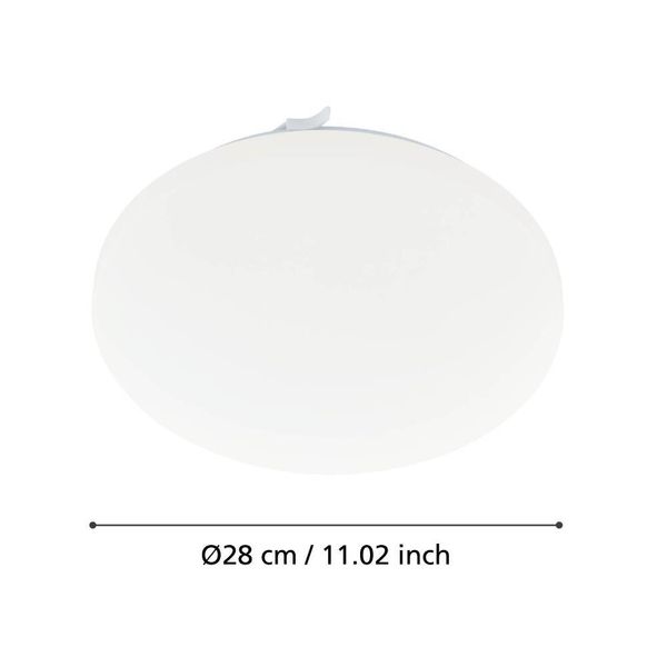 Eglo 97871 FRANIA LED Deckenleuchte 10W Ø280mm Weiss warmweiss