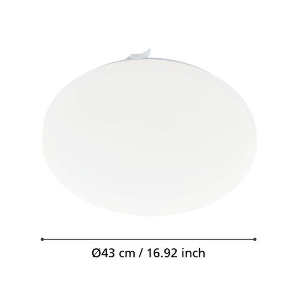 Eglo 97873 FRANIA LED 6-fach Deckenleuchte 6x5,5W Ø430mm Weiss warmweiss