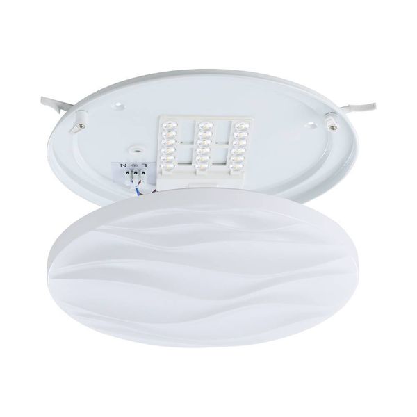 Eglo 99343 BENARIBA LED Deckenleuchte 14,6W Ø330mm Weiss warmweiss