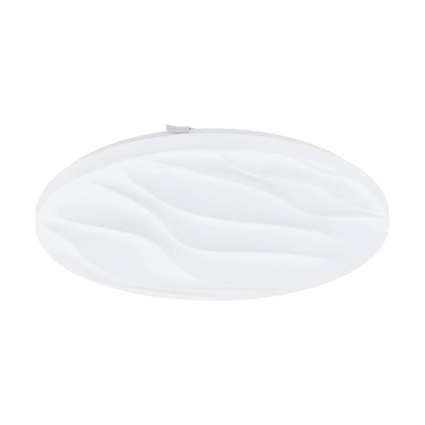 Eglo 99344 BENARIBA LED Deckenleuchte 22W Ø440mm Weiss warmweiss