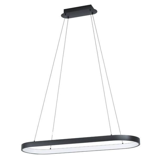 Eglo 99358 CODRIALES LED Hängeleuchte 27W 780x300mm Schwarz Weiss warmweiss dimmbar