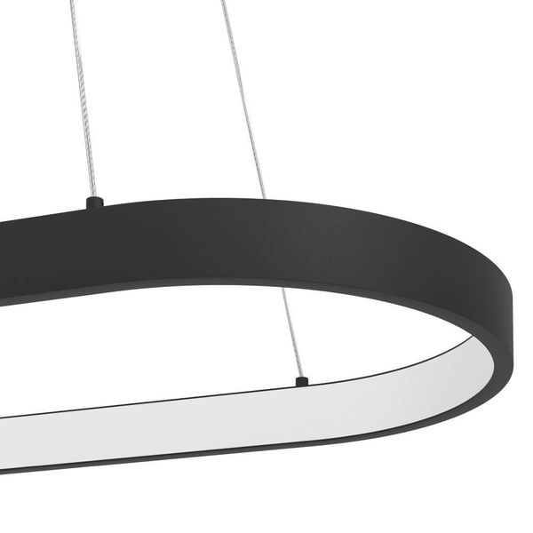 Eglo 99358 CODRIALES LED Hängeleuchte 27W 780x300mm Schwarz Weiss warmweiss dimmbar