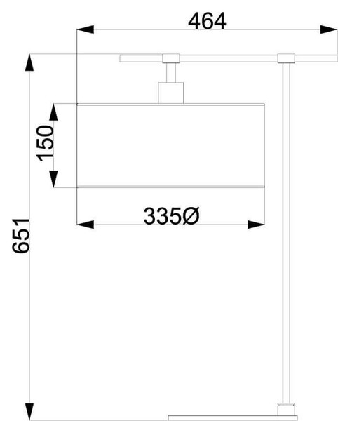 Elstead Balance Tischleuchte E27 Weiß/Nickel poliert, Made in UK