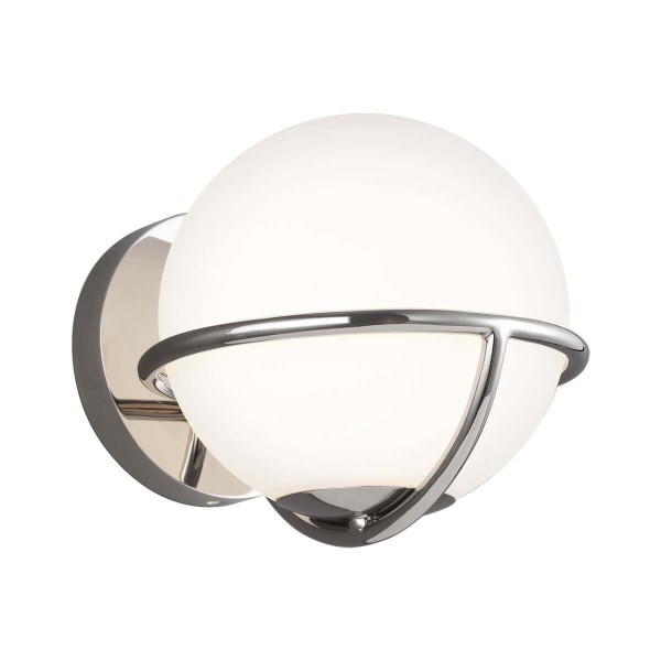 Elstead Apollo LED Wandleuchte G9 Poliertes Nickel