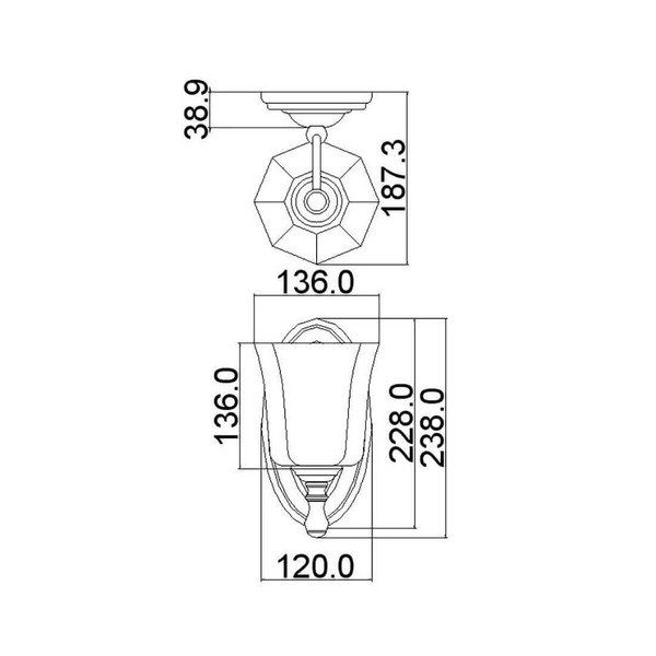 Elstead Shelly LED Wandleuchte G9 Poliertes Chrom IP44