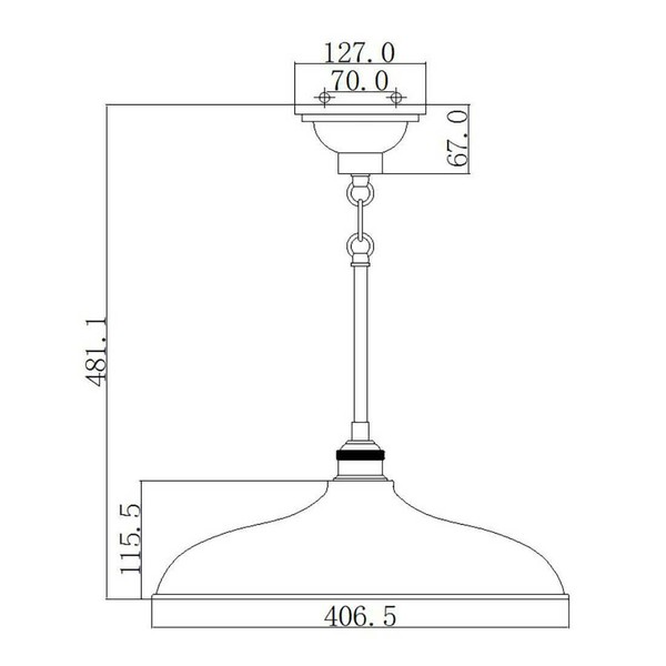 Elstead Cobson Hängeleuchte E27 20cm Nickel Naturmessing