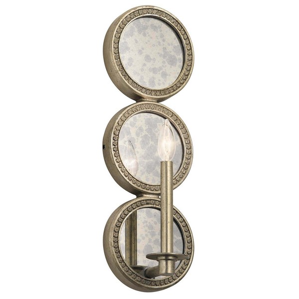 Elstead Rosalie Wandleuchte E14 52cm Sterling Gold