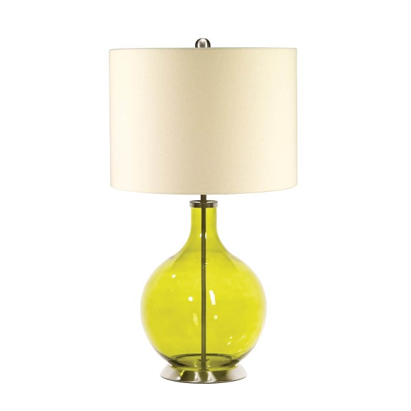 Elstead Orb Tischleuchte E27 Limone, Made in UK