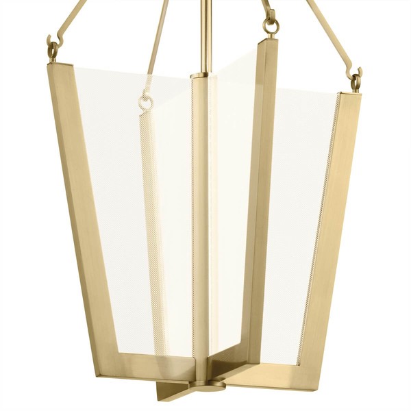 Elstead Calters LED Hängeleuchte 50cm Champagner-Gold