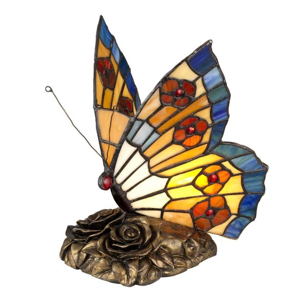 Elstead Tiffany Animal Lamps LED Tischleuchte G9 Architektonische Bronze