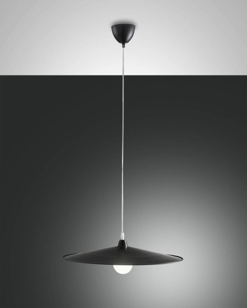 Fabas Luce Pendelleuchte Kasa E27 Ø500mm Schwarz