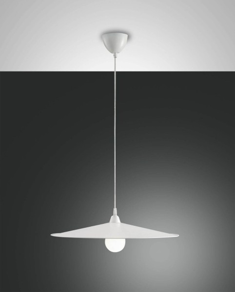 Fabas Luce Pendelleuchte Kasa E27 Ø500mm Weiß