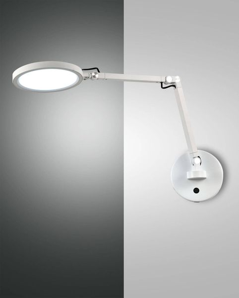 Fabas Luce LED Wandleuchte Regina 640x450mm 9W steuerbare Lichtfarbe Weiß dimmbar