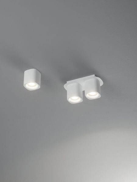 Fabas Luce Spot Smooth GU10 120x130mm Weiß