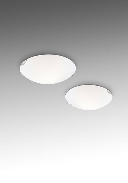 Fabas Luce LED Deckenleuchte Fox Ø400mm 24W Warmweiß Weiß, made in Italy