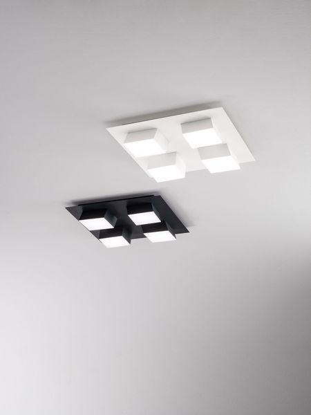 Fabas Luce LED Deckenleuchte/Spot Lucas 70x350mm 48W Warmweiß Weiß dimmbar