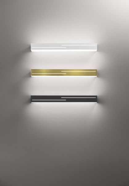 Fabas Luce LED Wandleuchte Banny 50x70mm 24W Warmweiß Messing