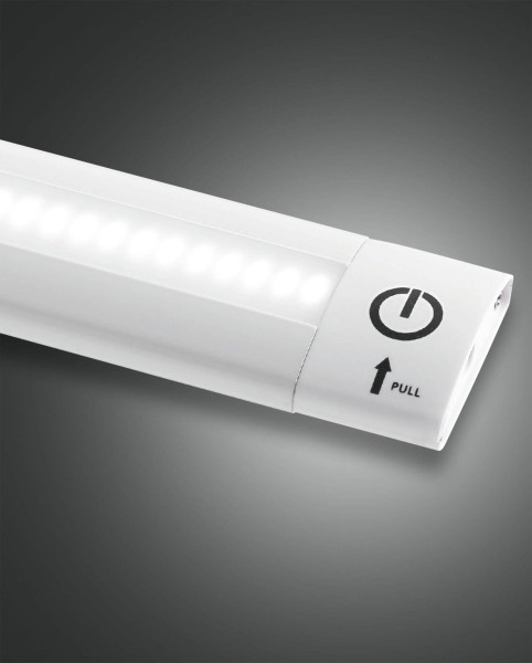 Fabas Luce LED Unterbauleuchte Galway touch dimmer 10x33mm 16W Warmweiß Weiß dimmbar