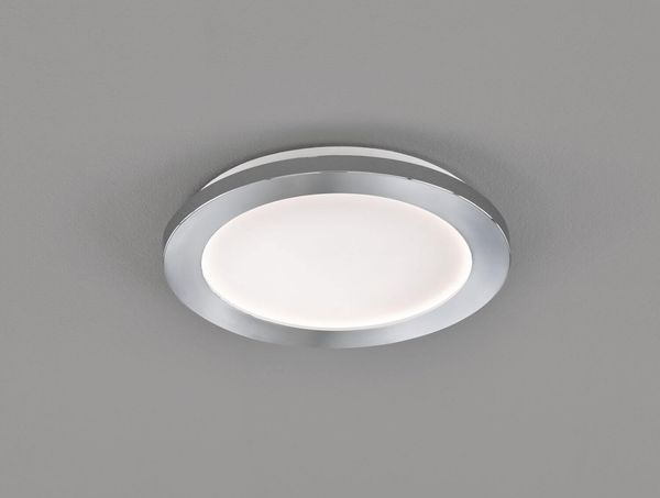 Fischer & Honsel Gotland LED Deckenleuchte 10W warmweiss dimmbar Acrylglas chrom IP44 20997