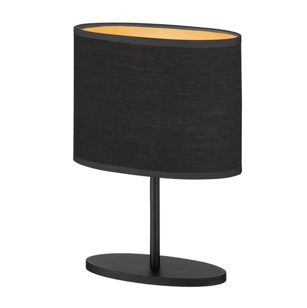 FHL Momo Tischleuchte Oval Modern E14 sandschwarz 850227