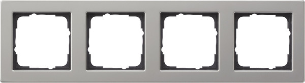 Gira 021433 Abdeckrahmen 4-fach Gira E2 Edelstahl