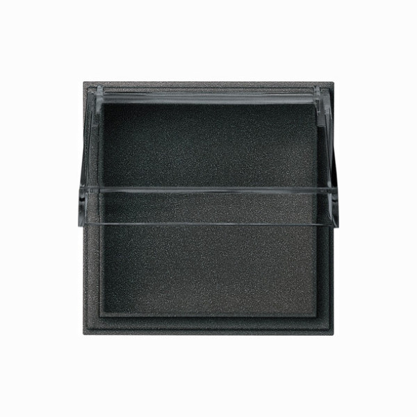 Gira 040967 Adapterrahmen Klappdeckel transparent Gira TX_44 (WG UP) Anthrazit