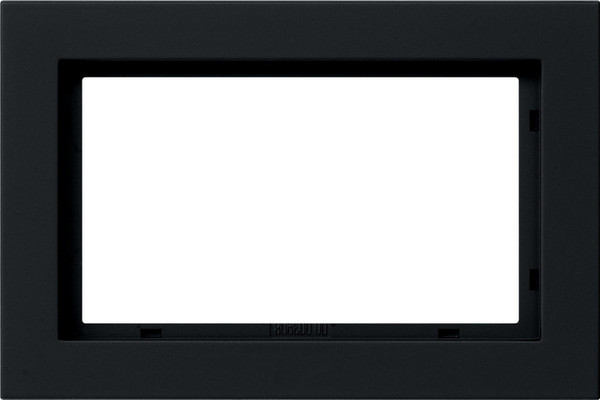 Gira 100109 Abdeckrahmen 1,5-fach Gira E2 Schwarz m