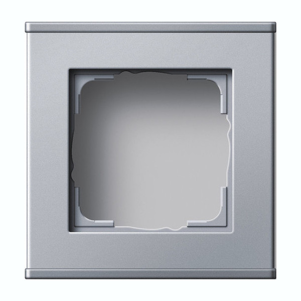 Gira 136126 Profil 1-fach senkrecht + waagerecht Profil 55 Aluminium