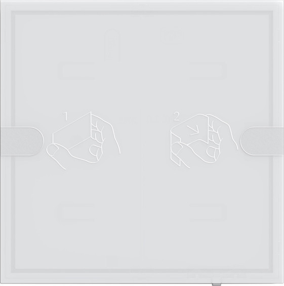 Gira 5001003 Tastsensensor 4.95 Komfort 1-fach OneKNX Weiß
