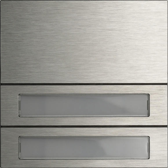 Gira 5532914 Ruftastenmodul 2-fach System 106 Edelstahl V4A