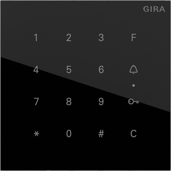 Gira 5550000 Gira Keyless In Codetastaturmodul System 106 G Schwarz