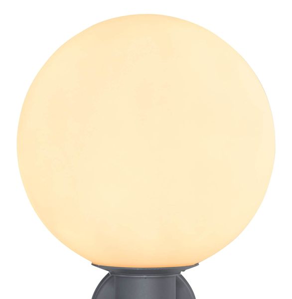 Globo Ossy Außenleuchte IP44 Edelstahl Ø25cm 31860