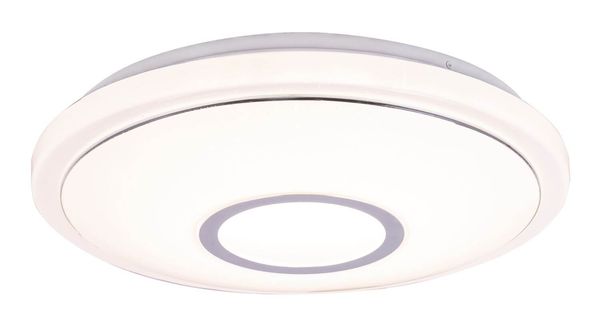 Globo Connor LED Deckenleuchte 16W CCT Weiß, Metall Sparkle-Dekor Ø40cm 41386-16