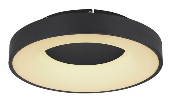 Globo Jolli LED Deckenleuchte 31,5W CCT Schwarz, Metall Fernbedienung Nachtlicht Ø40cm 41758-30B