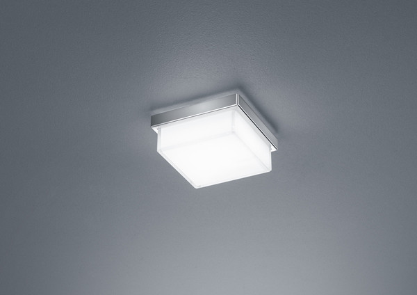 Helestra COSI LED Wandleuchte,Deckenleuchte 7W dimmbar IP30 90Ra Warmweiss Chrom 15/1905.04