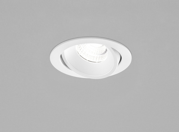 Helestra SID LED Decken-Einbauleuchte 11W dimmbar IP65 90Ra Warmweiss Mattweiß 15/2034.07