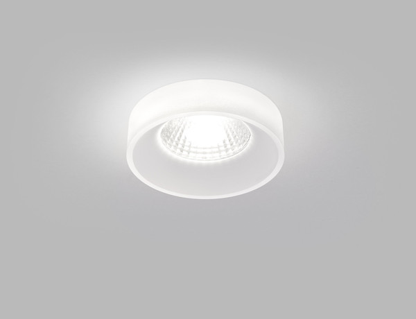 Helestra IVA LED Decken-Einbauleuchte 5W dimmbar IP44 90Ra Warmweiss Weiß 15/2041.00