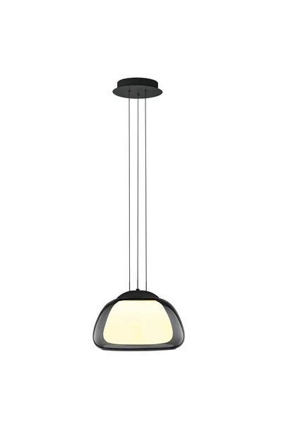 Hell Luxxo LED Pendelleuchte 2-fach Dimmbar höhenverstellbar Dim to warm + FB Schwarz 20658/1-06