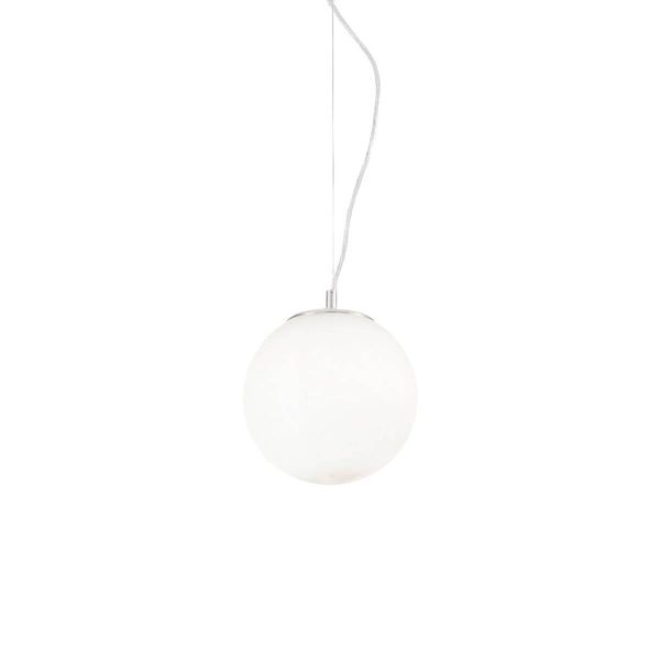 Ideal Lux MAPA BIANCO Pendelleuchte E27 ⌀200mm dimmbar Weiss 009148