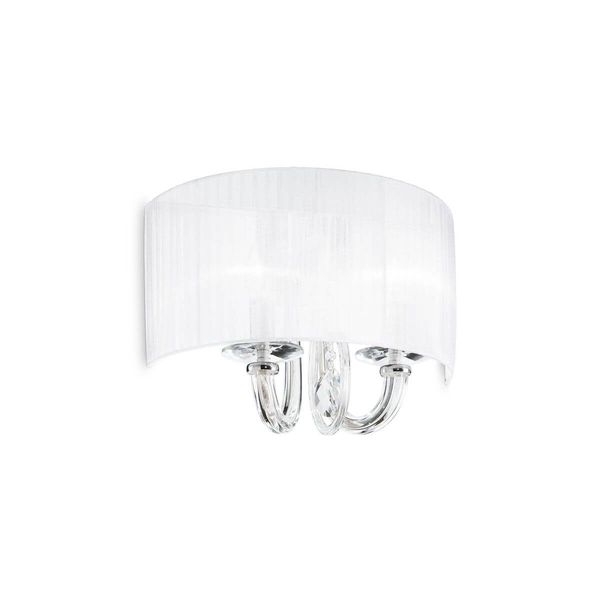 Ideal Lux SWAN Wandleuchte E14 2-fach dimmbar Weiss 035864