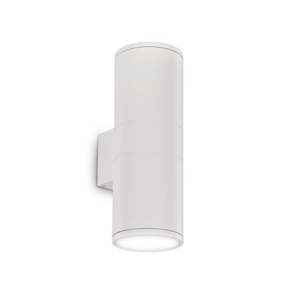 Ideal Lux GUN Wandleuchte E27 2-fach dimmbar Weiss IP54 092300